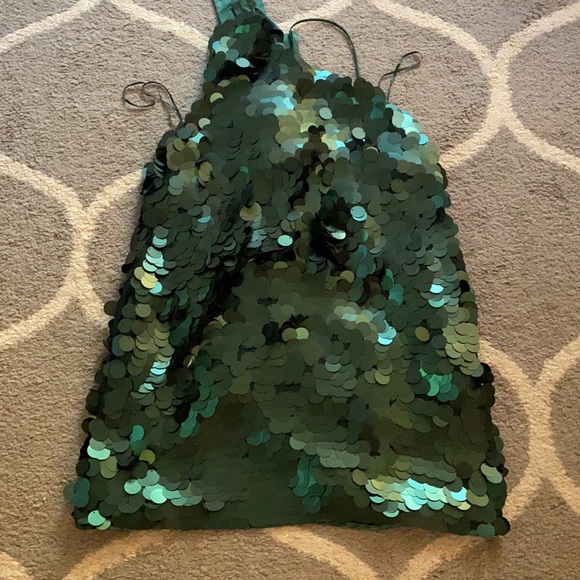 Anthropologie Maeve Sequined Mini dress - Picture 3 of 5